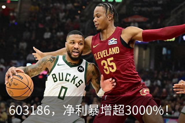 603186，净利暴增超3000%！